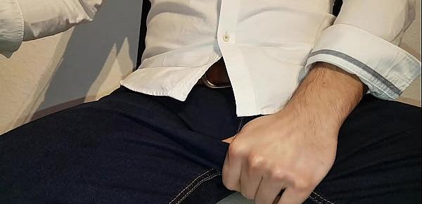  Jerking off at the office